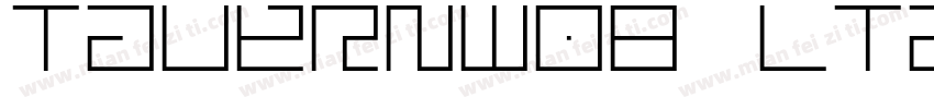 TauernW08 ltalic Regular字体转换